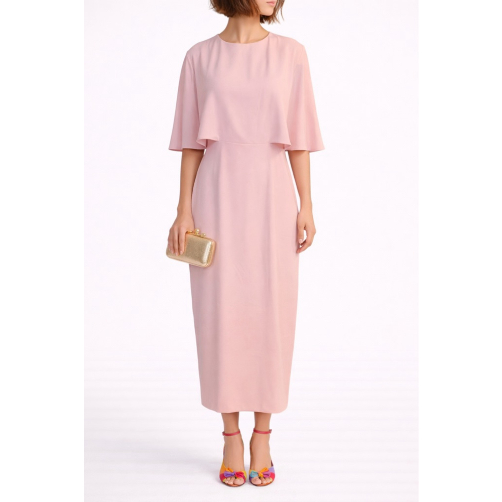 Tuckernuck Pomander Place Cape Leah Dress Size 8‎ Blush Pink NWT Maxi